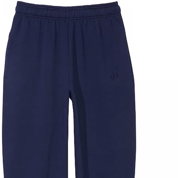Vs pink fleece baggy campus sweatpants crew neck sweatshirt navy - Picture 6 of 10